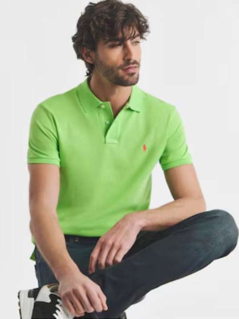New Slim Fit Polo Ralph Lauren polo shirt men sz S